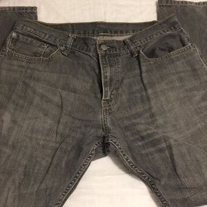Gray Levi 514 Jeans